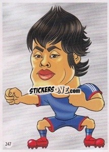 Sticker Hiroki Sakai - Viza MG Zabibuska Rusija 2018 n. 247 - Viza MG