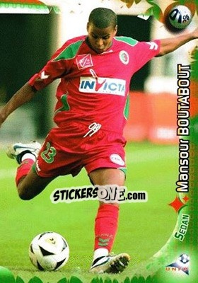 Sticker Mansour Boutabout - Derby Total Evolution 2006-2007 - Panini