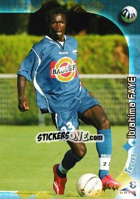 Sticker Ibrahima Faye - Derby Total Evolution 2006-2007 - Panini