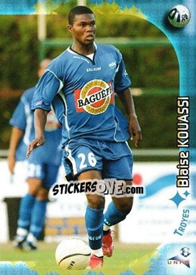 Sticker Blaise Kouassi - Derby Total Evolution 2006-2007 - Panini