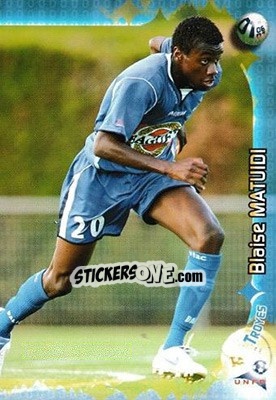 Sticker Blaise Matuidi - Derby Total Evolution 2006-2007 n. 204 - Panini