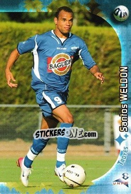 Sticker Santos Weldon - Derby Total Evolution 2006-2007 - Panini