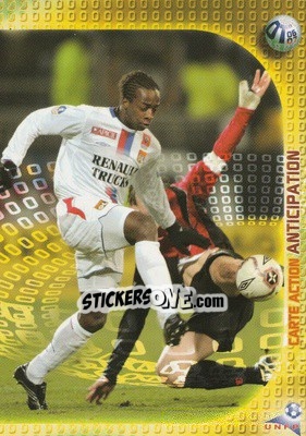 Sticker Carte Action - Derby Total Evolution 2006-2007 n. 228 - Panini