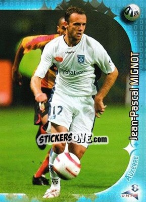 Sticker Jean-Pascal Mignot - Derby Total Evolution 2006-2007 n. 3 - Panini