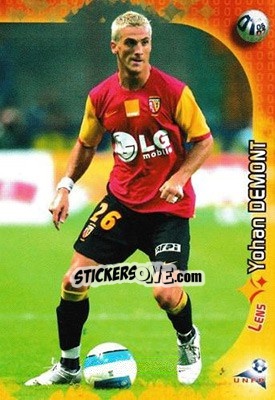 Sticker Yohan Demont - Derby Total Evolution 2006-2007 n. 38 - Panini