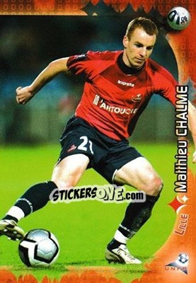 Sticker Matthieu Chalme - Derby Total Evolution 2006-2007 - Panini