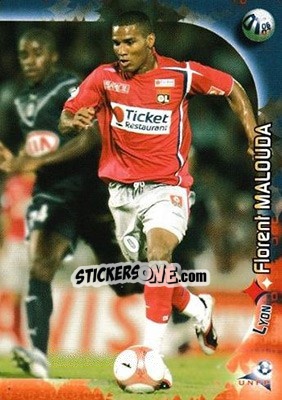 Sticker Florent Malouda - Derby Total Evolution 2006-2007 n. 75 - Panini