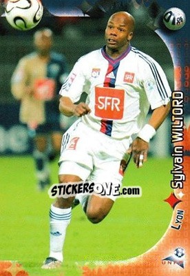 Sticker Sylvain Wiltord - Derby Total Evolution 2006-2007 n. 76 - Panini