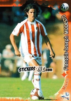 Sticker Francois Joseph Modesto - Derby Total Evolution 2006-2007 n. 92 - Panini