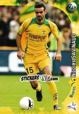 Sticker Nicolas Savinaud - Derby Total Evolution 2006-2007 - Panini