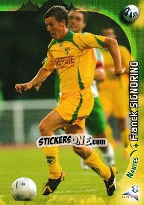 Sticker Franck Signorino - Derby Total Evolution 2006-2007 n. 114 - Panini