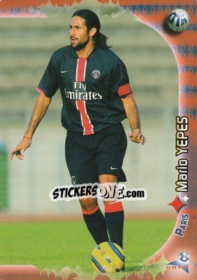 Sticker Mario Yepes - Derby Total Evolution 2006-2007 n. 136 - Panini