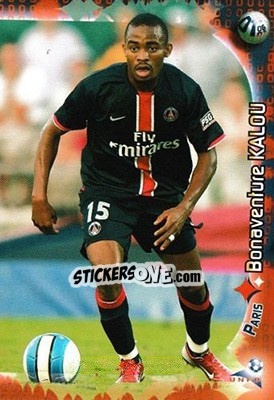 Sticker Bonaventure Kalou - Derby Total Evolution 2006-2007 n. 142 - Panini