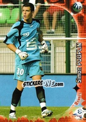 Sticker Simon Pouplin - Derby Total Evolution 2006-2007 n. 144 - Panini