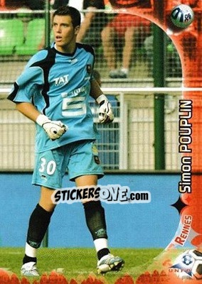 Cromo Simon Pouplin - Derby Total Evolution 2006-2007 - Panini