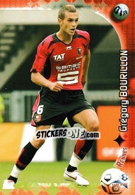 Sticker Gregory Bourillon - Derby Total Evolution 2006-2007 n. 145 - Panini