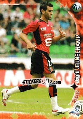 Sticker Cyril Jeunechamp - Derby Total Evolution 2006-2007 - Panini