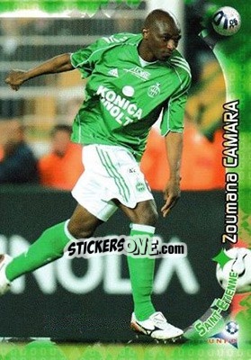 Sticker Zoumana Camara - Derby Total Evolution 2006-2007 n. 156 - Panini