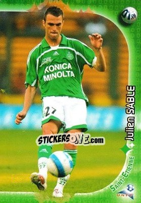 Sticker Julien Sable - Derby Total Evolution 2006-2007 n. 162 - Panini