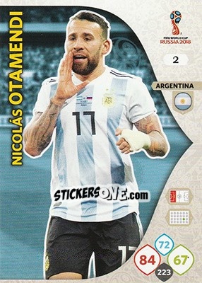 Sticker Nicolás Otamendi