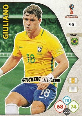 Figurina Giuliano - FIFA World Cup 2018 Russia. Adrenalyn XL - Panini