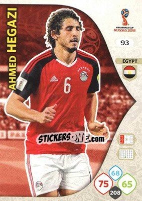 Sticker Ahmed Hegazi - FIFA World Cup 2018 Russia. Adrenalyn XL - Panini