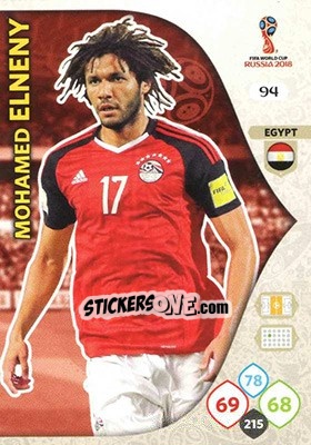 Sticker Mohamed Elneny - FIFA World Cup 2018 Russia. Adrenalyn XL - Panini