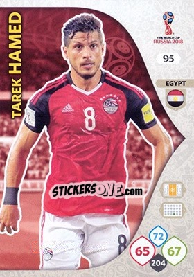 Sticker Tarek Hamed - FIFA World Cup 2018 Russia. Adrenalyn XL - Panini
