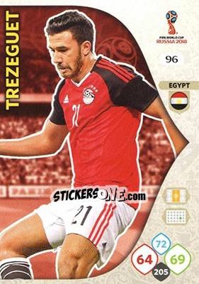Sticker Trezeguet - FIFA World Cup 2018 Russia. Adrenalyn XL - Panini