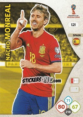 Cromo Nacho Monreal