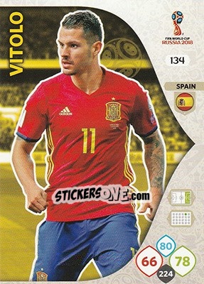 Figurina Vitolo - FIFA World Cup 2018 Russia. Adrenalyn XL - Panini