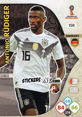 Cromo Antonio Rüdiger - FIFA World Cup 2018 Russia. Adrenalyn XL - Panini