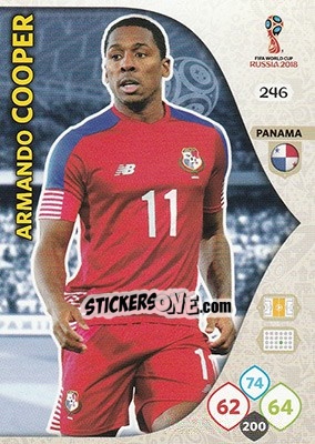 Sticker Armando Cooper - FIFA World Cup 2018 Russia. Adrenalyn XL - Panini