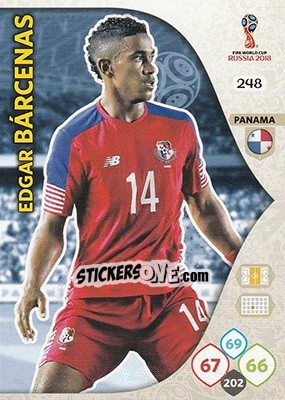 Cromo Edgar Bárcenas - FIFA World Cup 2018 Russia. Adrenalyn XL - Panini