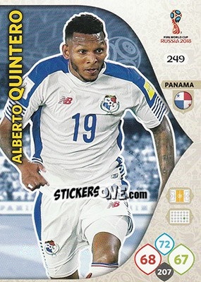 Sticker Alberto Quintero - FIFA World Cup 2018 Russia. Adrenalyn XL - Panini