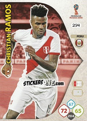 Sticker Christian Ramos - FIFA World Cup 2018 Russia. Adrenalyn XL - Panini