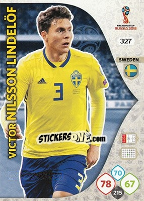 Sticker Victor Nilsson Lindelöf - FIFA World Cup 2018 Russia. Adrenalyn XL - Panini