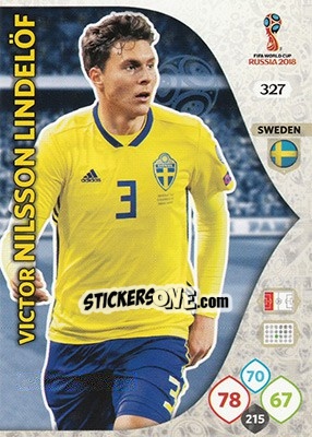 Cromo Victor Nilsson Lindelöf - FIFA World Cup 2018 Russia. Adrenalyn XL - Panini