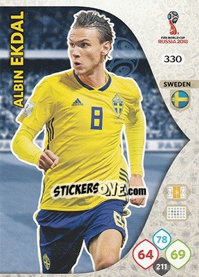 Figurina Albin Ekdal - FIFA World Cup 2018 Russia. Adrenalyn XL - Panini