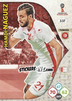 Sticker Hamdi Naguez - FIFA World Cup 2018 Russia. Adrenalyn XL - Panini