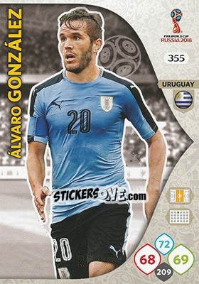 Sticker Álvaro González - FIFA World Cup 2018 Russia. Adrenalyn XL - Panini