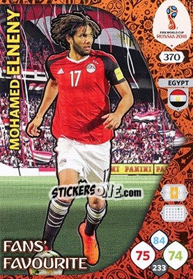 Sticker Mohamed Elneny - FIFA World Cup 2018 Russia. Adrenalyn XL - Panini