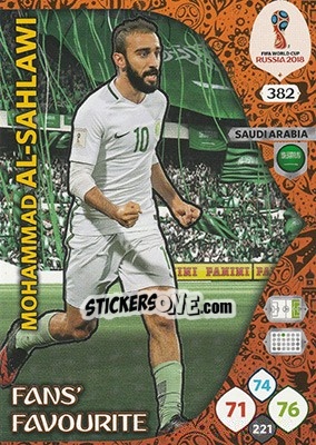 Sticker Mohammad Al-Sahlawi - FIFA World Cup 2018 Russia. Adrenalyn XL - Panini