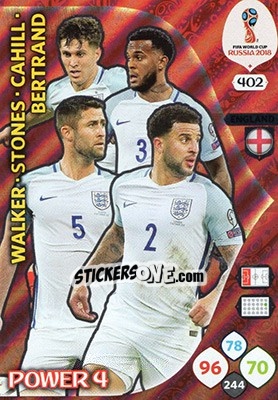 Sticker England - FIFA World Cup 2018 Russia. Adrenalyn XL - Panini