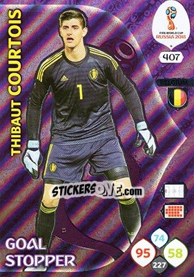Sticker Thibaut Courtois - FIFA World Cup 2018 Russia. Adrenalyn XL - Panini