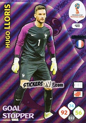 Sticker Hugo Lloris - FIFA World Cup 2018 Russia. Adrenalyn XL - Panini