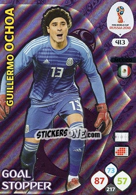 Sticker Guillermo Ochoa - FIFA World Cup 2018 Russia. Adrenalyn XL - Panini
