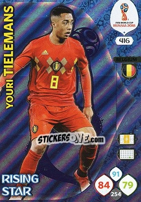 Cromo Youri Tielemans - FIFA World Cup 2018 Russia. Adrenalyn XL - Panini