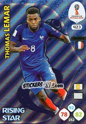 Cromo Thomas Lemar - FIFA World Cup 2018 Russia. Adrenalyn XL - Panini