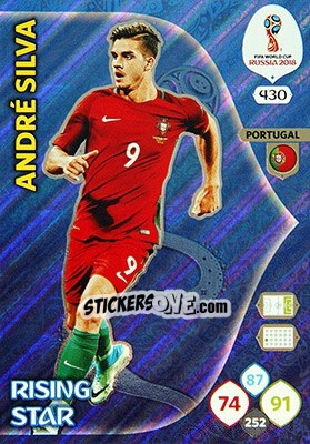 Sticker André Silva - FIFA World Cup 2018 Russia. Adrenalyn XL - Panini